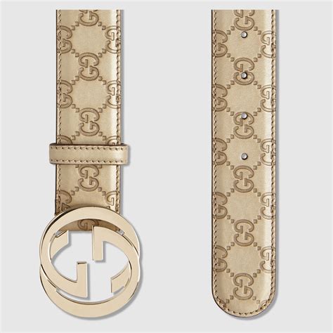 Gucci guccissima belt